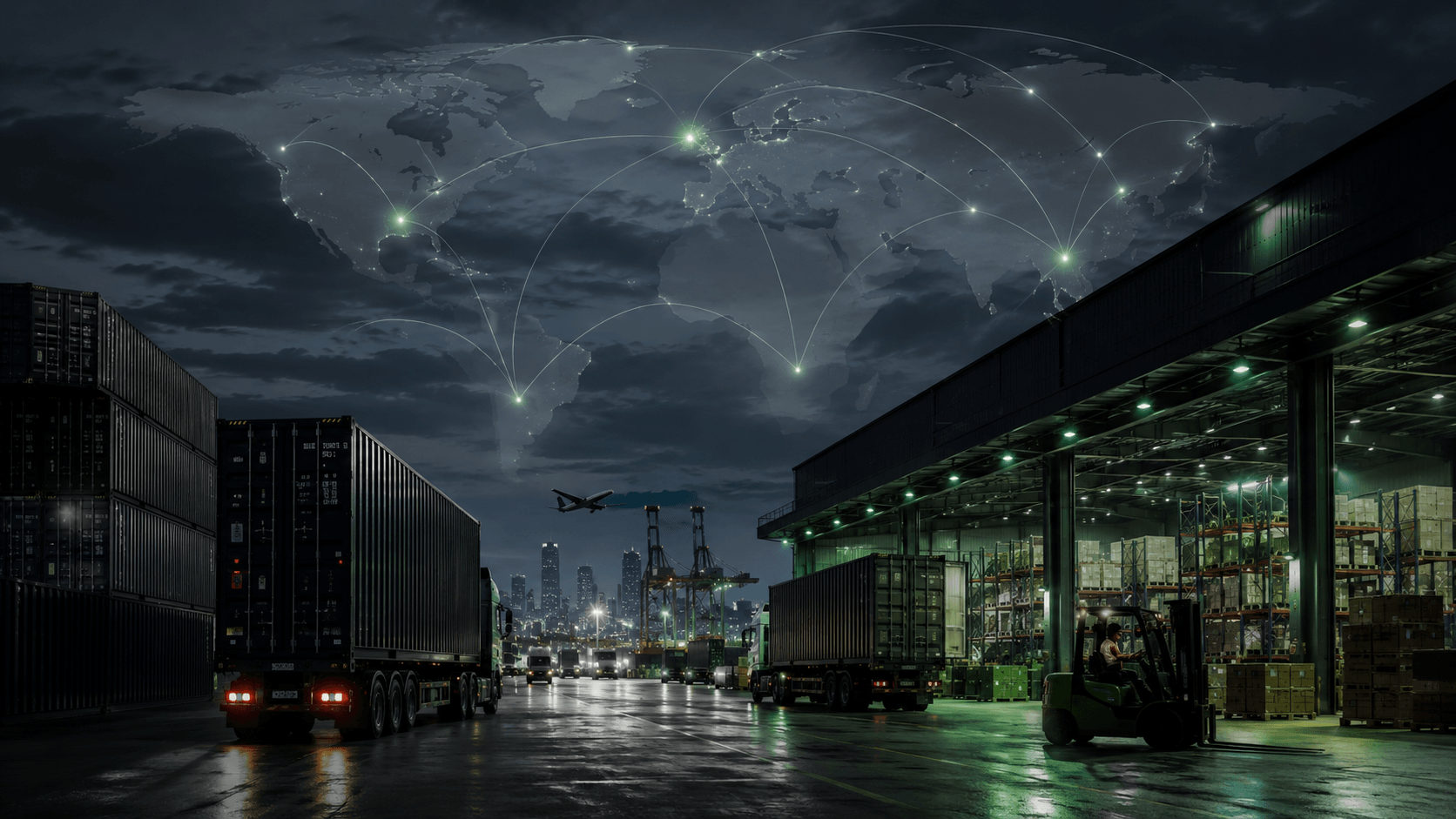 Global industrial sourcing and logistics network